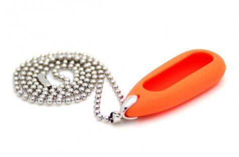 Кулон для Mi Band Orange + ожерелье stainless