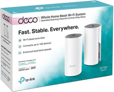 Wi-Fi роутер TP-Link Deco E4 2 pcs