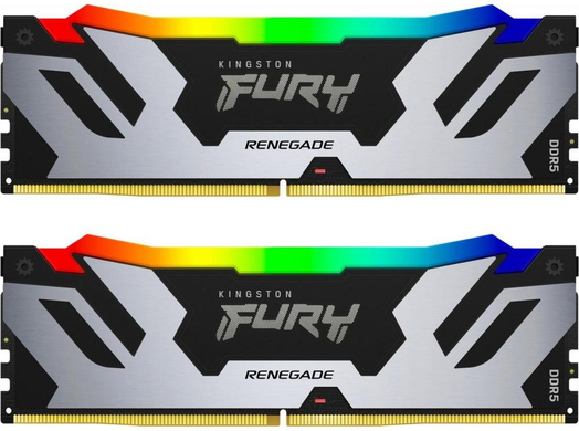 Оперативна пам'ять Kingston FURY 32 GB (2x16GB) DDR5 6000 MHz Renegade RGB (KF560C32RSAK2-32)