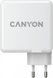 Сетевой адаптер Canyon H-100 GaN 2USB-C 100Вт 2USB-A 30Вт PD QC3.0 White (CND-CHA100W01)