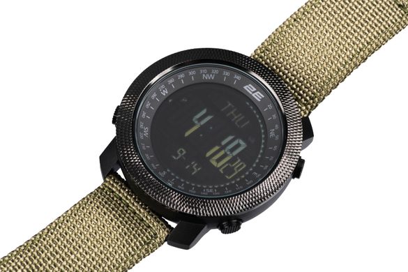 Тактичний годинник 2E Trek Pro Black з компасом барометром та крокоміром (2E-TCW30BK)