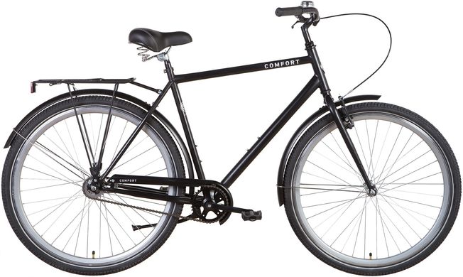 Велосипед 28" Dorozhnik Comfort male 2022 (чорний (м)) (OPS-D-28-286)