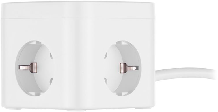 Мережевий адаптер 2E 3XSchuko 3*USB-A 1*USB-C 1.5м white (2E-ADC331WH)