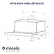 Вытяжка Minola HTLS 6634 BLF 1000 LED Glass