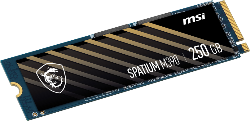 SSD накопичувач MSI Spatium M390 250GB M.2 2280 PCIe 3.0 x4 NVMe 3D NAND TLC (S78-4409PL0-P83)