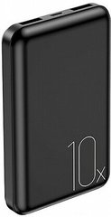 Універсальна мобільна батарея Usams US-CD70 Dual USB Mini Power Bank 10000mAh Black