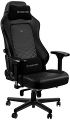 Комп'ютерне крісло для геймера Noblechairs Hero PU leather black/platinum white (NBL-HRO-PU-BPW)