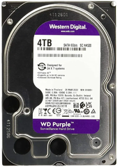 Внутрішній жорсткий диск WD Purple 4TB 5400 об/мин, 256 MB, 3.5' SATA III (WD42PURU)