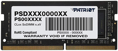 Оперативна пам'ять Patriot DDR4 Patriot SL 4GB 2666 MHz CL19 Black (PSD44G266682S)