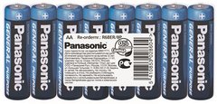 Батарейки Panasonic General Purpose R6 TRAY 8 ZINK-CARBON (R6BER/8P)