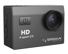 Action camera Sigma mobile X-sport C11 Aqua BOX KIT black
