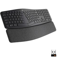 Клавіатура бездротова Logitech ERGO K860 Bluetooth/Wireless UA Black (920-010108)