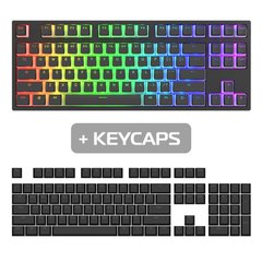 Клавіатура з кейкапами DARK PROJECT (DP-KD-87A-006700-GTC+KS-45) (чорні)