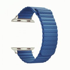 Ремінець ArmorStandart Apple Leather Loop Band for Apple Watch 42mm/44mm Cape Cod Blue
