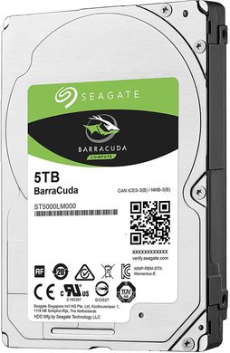 Внутрішній жорсткий диск Seagate BarraCuda 2,5" (ST5000LM000)