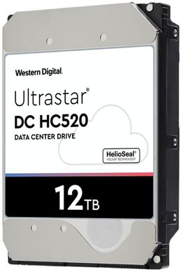 Внутрішній жорсткий диск WD Ultrastar DC HC520 12 TB (HUH721212ALN600/0F30141)