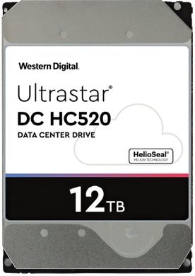 Внутрішній жорсткий диск WD Ultrastar DC HC520 12 TB (HUH721212ALN600/0F30141)