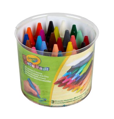 Набор большого воскового мела Crayola Mini Kids для малышей 24 шт (256243.112)