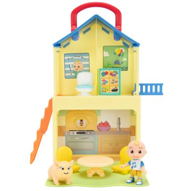 Игровой набор CoComelon Medium Playset Pop n' Play House - 2 фигурки и 5 аксессуаров