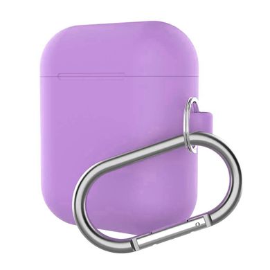 Чохол ArmorStandart New Airpods Silicon case with hook lavender purple (in box)
