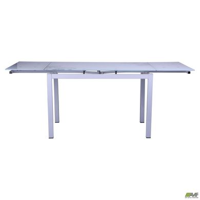 Розкладний стіл AMF Мішель білий/скло білий (258120)