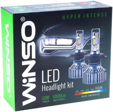 LED лампа Winso LED H7 12/24V 60W 6500K 8000Lm CSP 798700 (2 шт.)