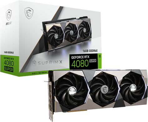 Відеокарта MSI GeForce RTX 4080 SUPER SUPRIM X 16384MB (RTX 4080 SUPER 16G SUPRIM X)