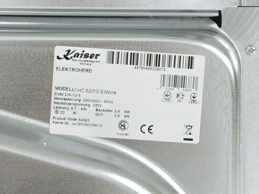 Плита Kaiser HC52010SMoire