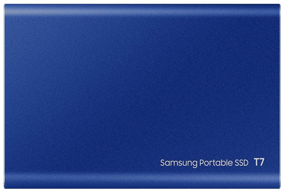 SSD накопитель Samsung T7 500GB Indigo Blue (MU-PC500H/WW)
