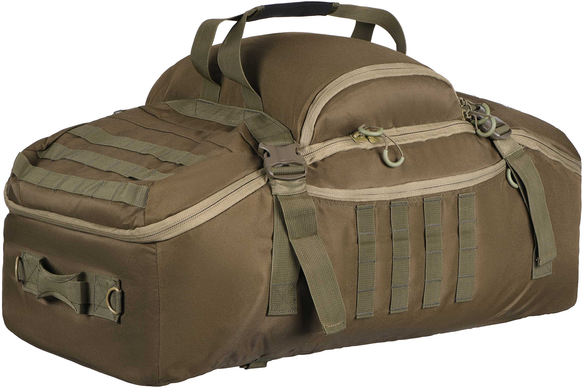 Тактична сумка-баул/рюкзак 2Е хакі XL (2E-MILDUFBKP-XL-OG)