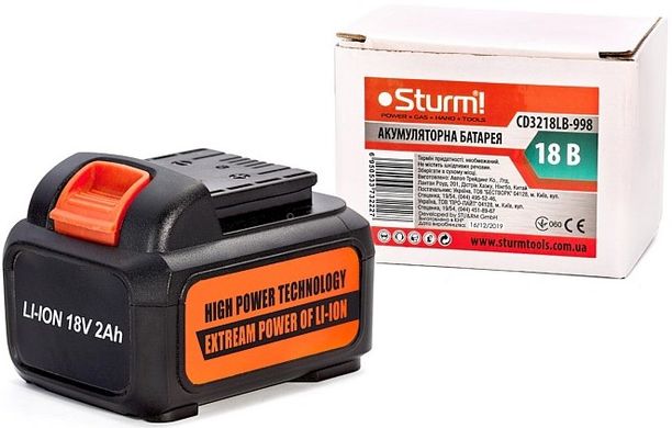 Акумулятор для електроінструменту Sturm CD3218LB-998