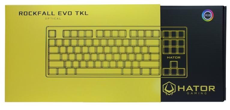 Клавиатура Hator Rockfall EVO TKL Optical ENG/UKR/RUS (HTK-633) Lilac