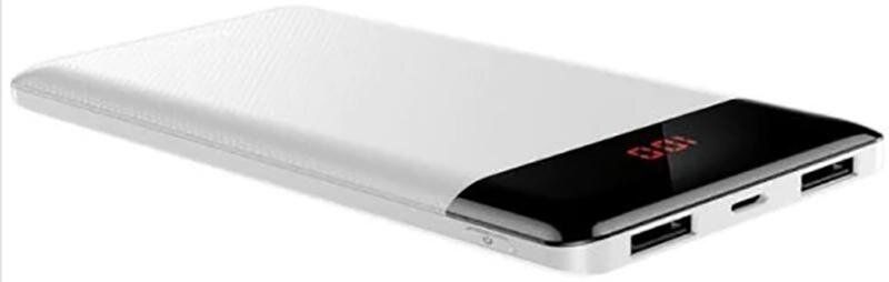 Універсальна мобільна батарея Baseus Mini Cu digital display Power Bank 10000mAh White