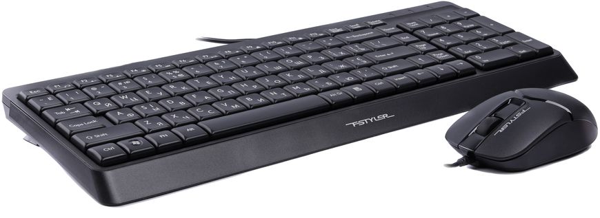 Комплект (клавиатура, мышь) A4Tech Fstyler F1512 Black USB