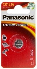 Батарейка Panasonic CR 1216 BLI 1 Lithium (CR-1216EL/1B)