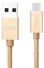 Кабель Nomi DCM 10c USB Type-C 1м Gold