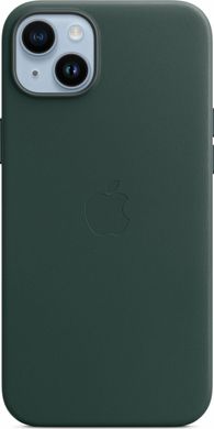Чехол Apple для iPhone 14 Plus Leather Case with MagSafe Forest Green (MPPA3ZE/A)