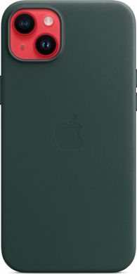 Чохол Apple для iPhone 14 Plus Leather Case with MagSafe Forest Green (MPPA3ZE/A)