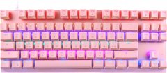 Клавіатура Motospeed K82 Hot-Swap Outemu Red (mtk82phsr) Pink
