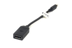 Кабель-перехідник PowerPlant mini DisplayPort (Thunderbolt) M - DisplayPort F, 0.2 м