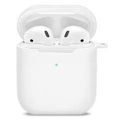 Чохол MakeFuture для навушників Apple AirPods 1/2 Silicone White