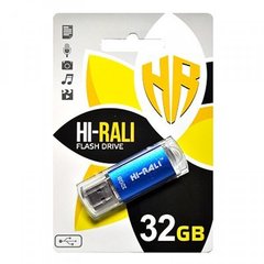 Флешка Hi-Rali USB 32GB Rocket Series Blue (HI-32GBVCBL)