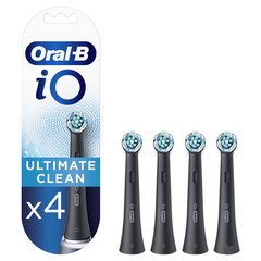 Насадки для зубной щетки Braun Oral-B iO RB Ultimate Clean Black (4шт)