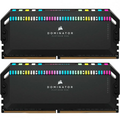 Оперативна пам'ять Corsair 32 GB (2x16GB) DDR5 6000 MHz Dominator Platinum RGB Black (CMT32GX5M2B6000C30) 