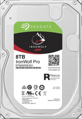 Жорсткий диск Seagate IronWolf Pro HDD 8TB 7200rpm 256MB ST8000NE001 3.5" SATAIII (ST8000NE001)