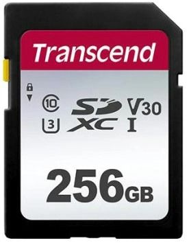 Карта пам'яті Transcend  256GB SDXC C10 UHS-I  R95/W45MB/s (TS256GSDC300S)