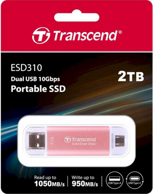 SSD накопичувач Transcend ESD310P 2TB Pink (TS2TESD310P)