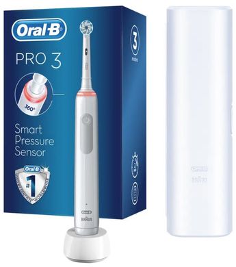 Зубна щітка Braun Oral-B PRO3 3500 D505.513.3X WT Gift Edition
