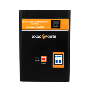Стабилизатор напряжения LogicPower LPT-W-12000RD, настенный, LCD (LP6613)