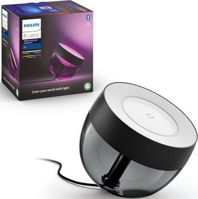 Настільна лампа Philips Hue Iris 2000K-6500 K Color Bluetooth Black (929002376201)